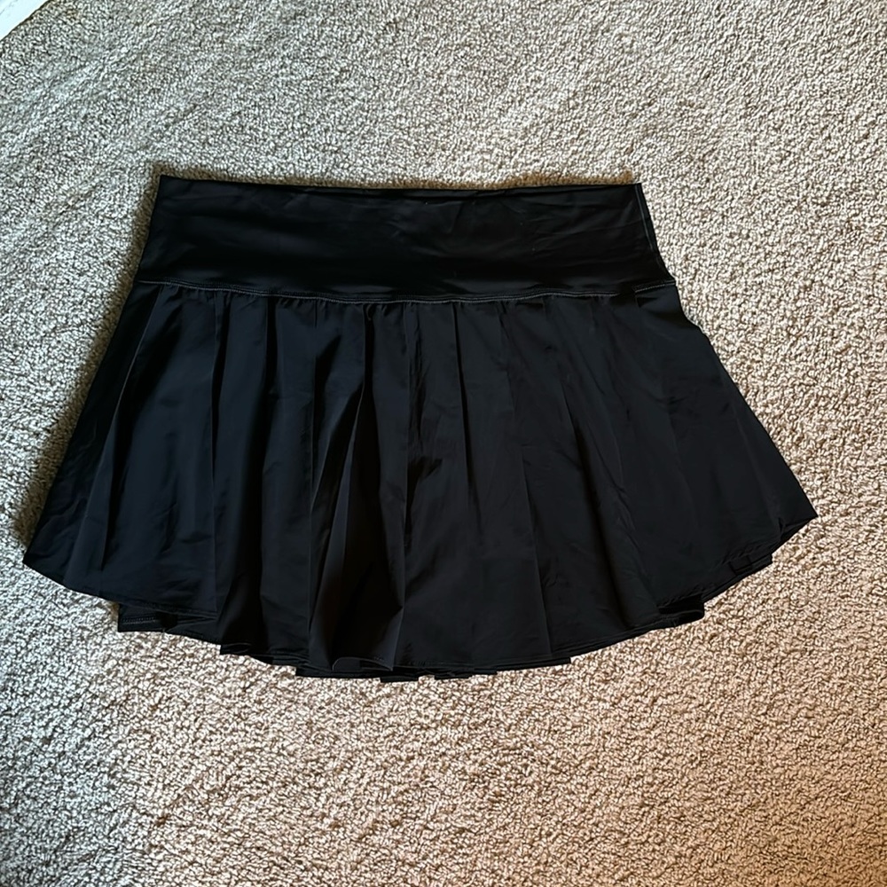 OFFLINE By Aerie Real Me Pleated Tennis Skirt in Black